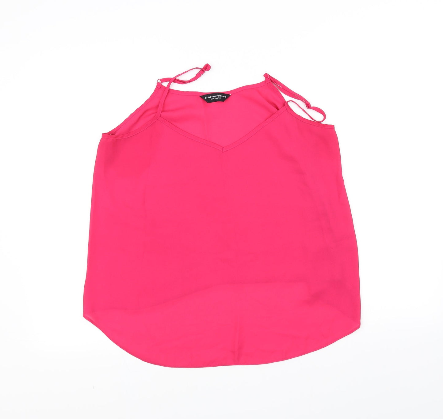 Dorothy Perkins Womens Pink   Basic Tank Size 16