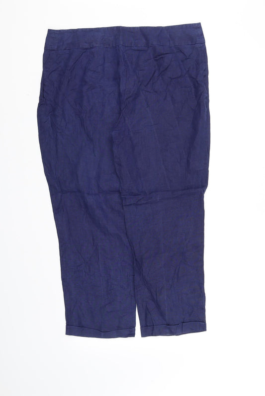 Quiosque Womens Blue   Trousers  Size M L27 in