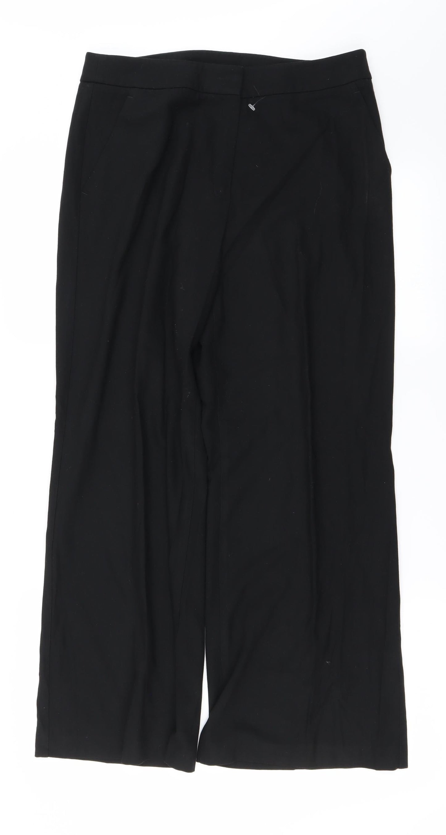 Marks and Spencer Womens Black   Trousers  Size 12 L24 in