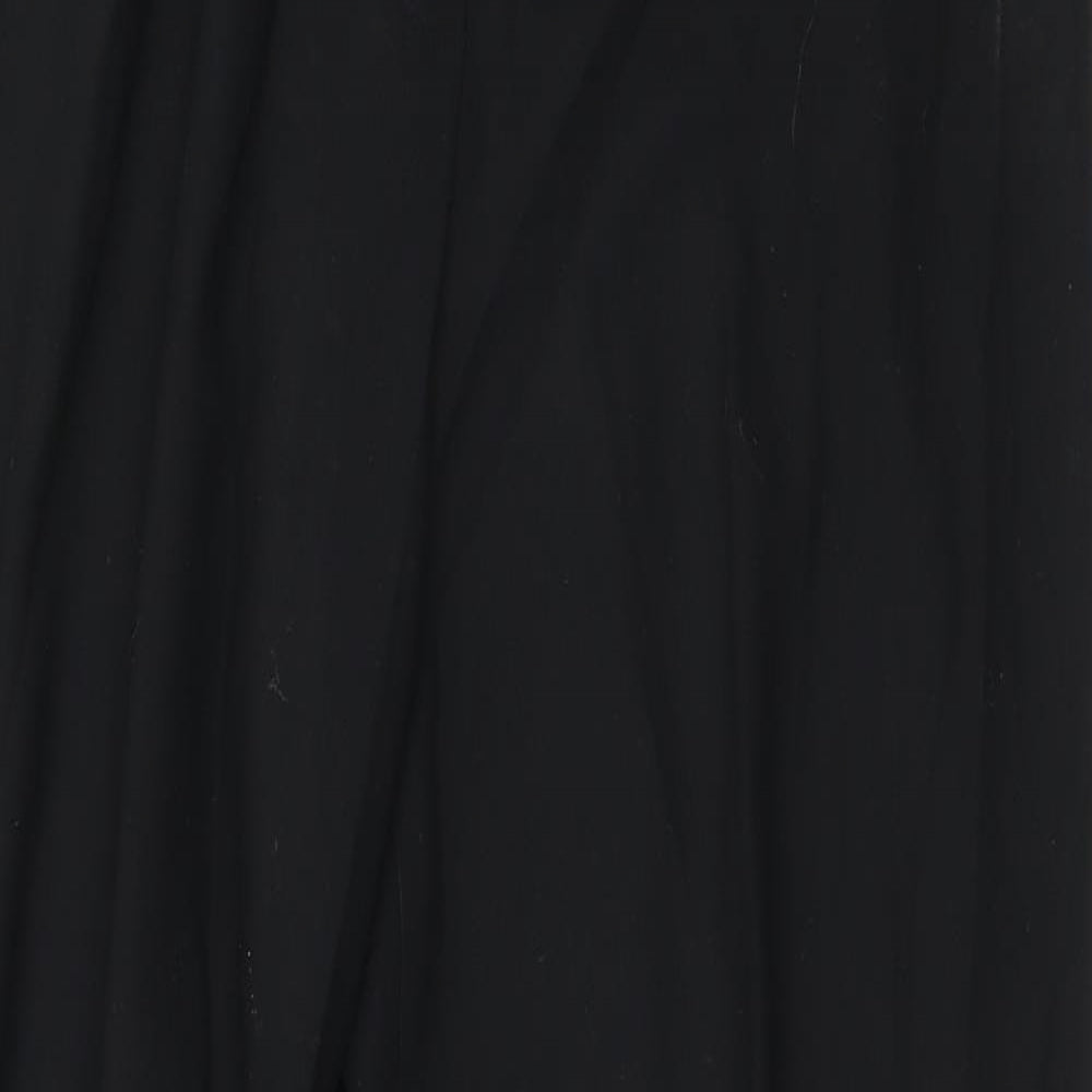 Marks and Spencer Womens Black   Trousers  Size 12 L24 in