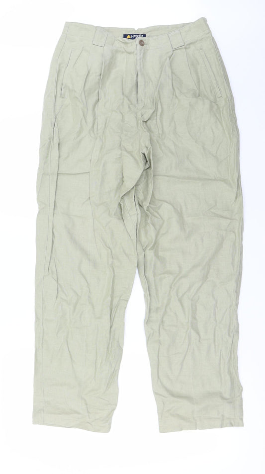 Preworn Womens Green   Trousers  Size 12 L26 in