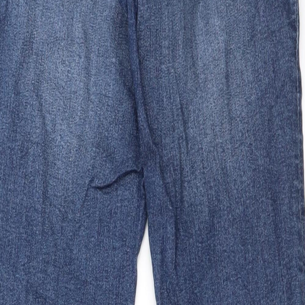 H&M Womens Blue   Straight Jeans Size 8 L26 in