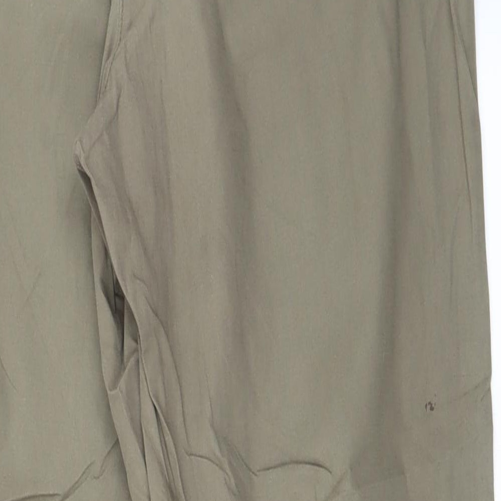 Marks and Spencer Womens Green   Trousers  Size 14 L25 in