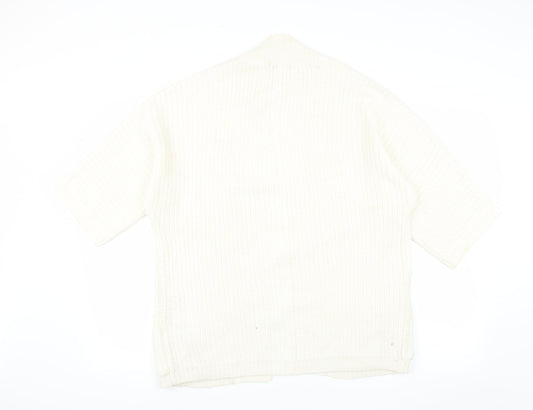 South Womens Ivory   Cardigan Jumper Size 10