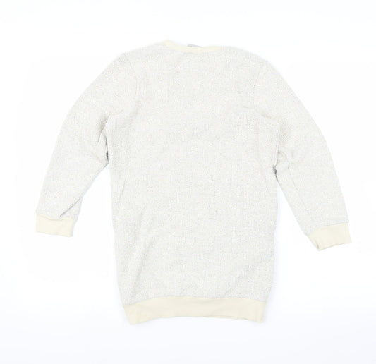 NEXT Girls Ivory   Pullover Sweatshirt Size 10 Years