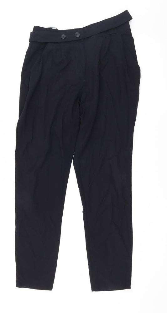Topshop Womens Blue   Trousers  Size 8 L28 in