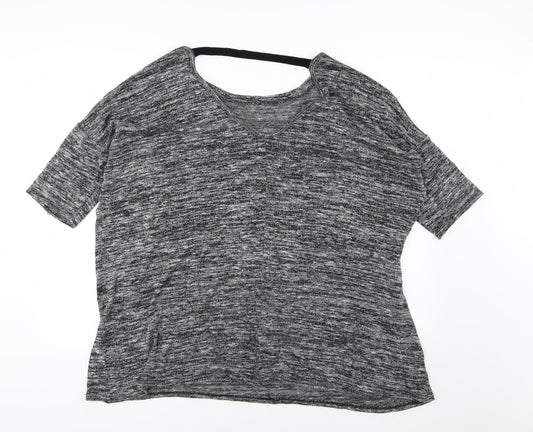 Preworn Womens Grey  Knit Pullover Jumper Size M  - oversized