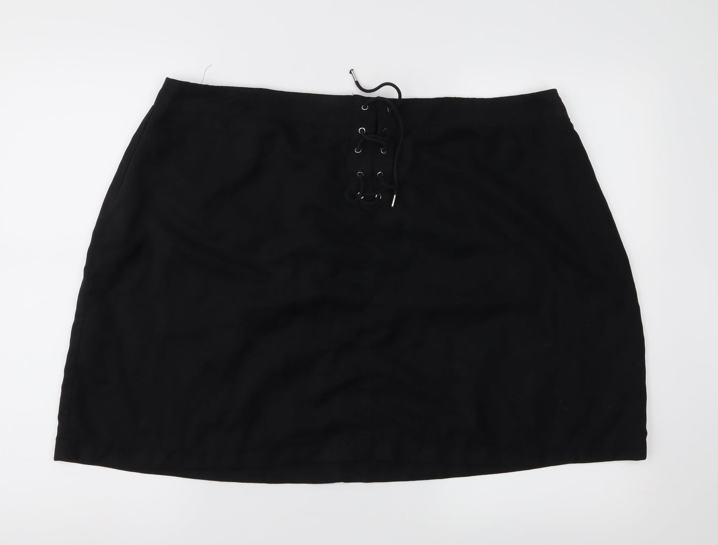 So Fabulous Womens Black   A-Line Skirt Size 40 in