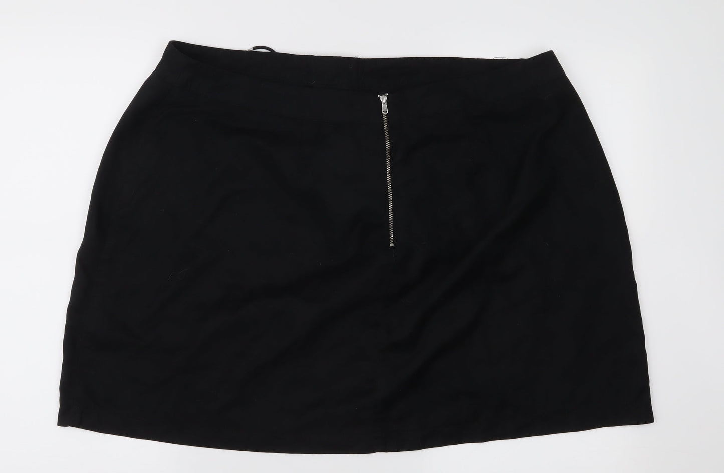 So Fabulous Womens Black   A-Line Skirt Size 40 in