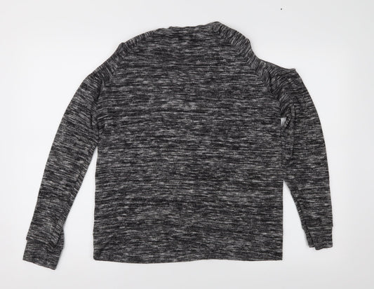Papaya Womens Grey  Jersey Basic Blouse Size 14