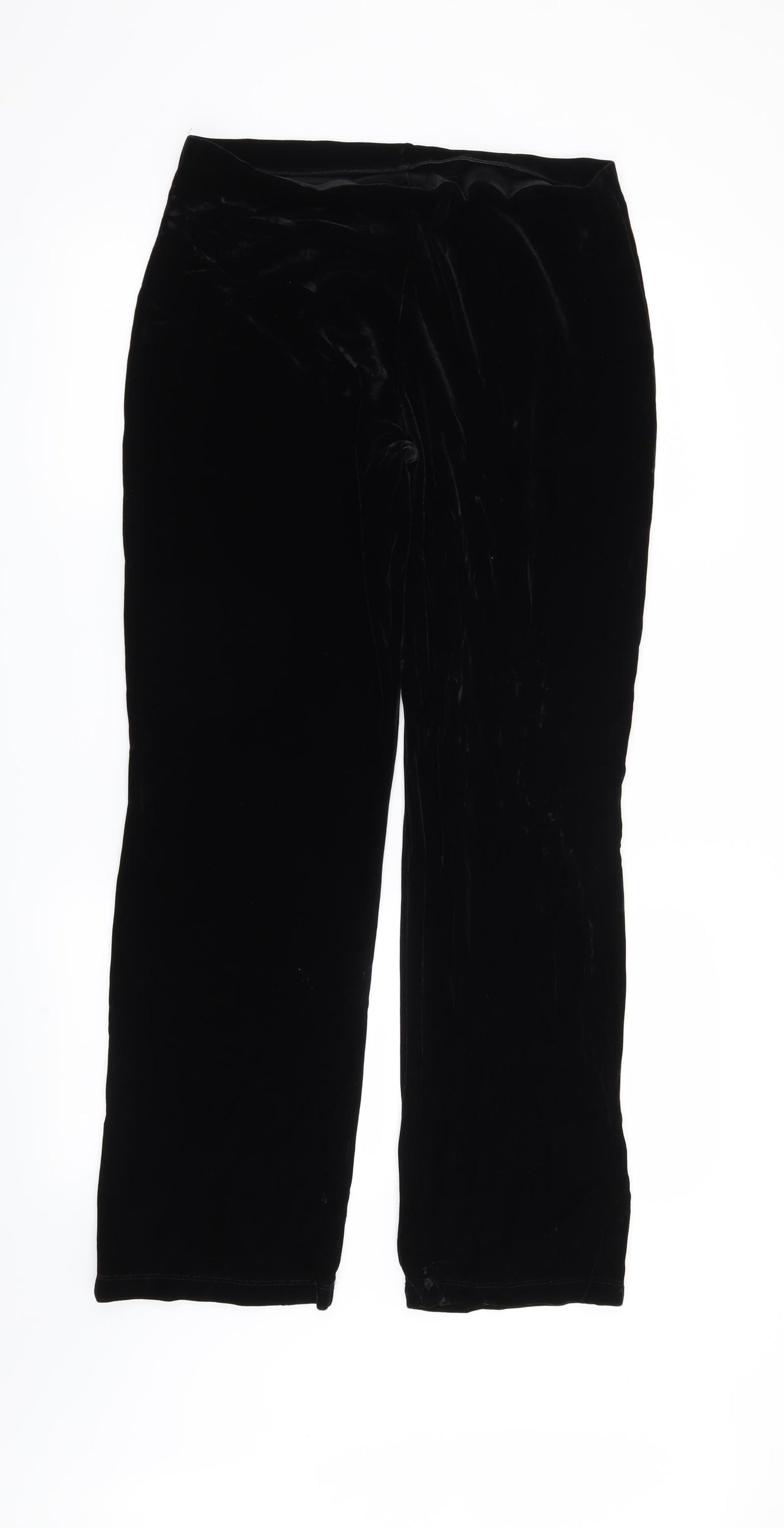 Marks and Spencer Womens Black   Trousers  Size 14 L30 in