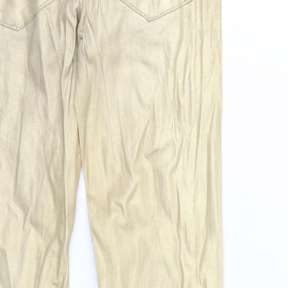 Blackmilk Womens Gold   Straight Jeans Size 26 L32 in