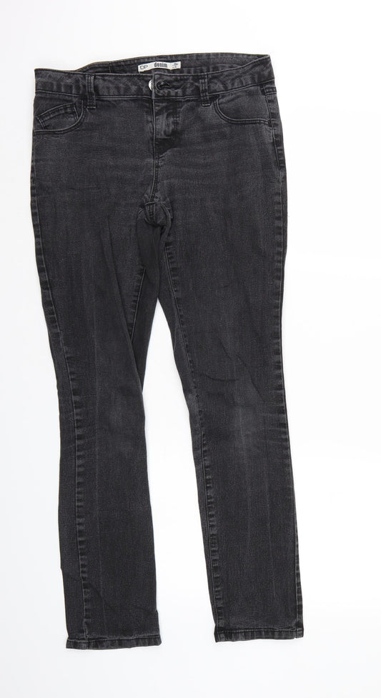 Dorothy Perkins Womens Black   Straight Jeans Size 8 L29 in