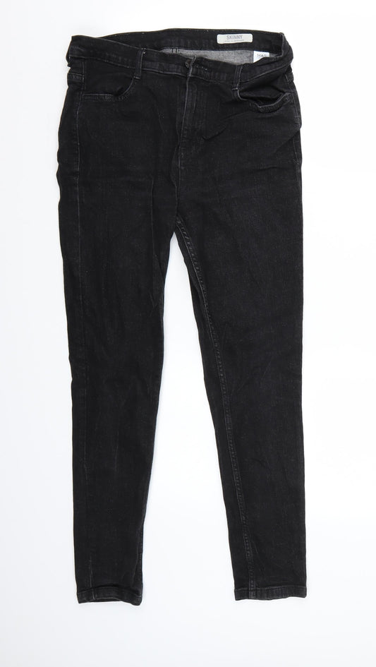 Marks and Spencer Womens Black   Skinny Jeans Size 12 L27 in