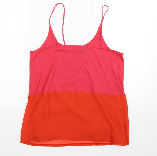 Topshop Womens Multicoloured   Basic Tank Size 10