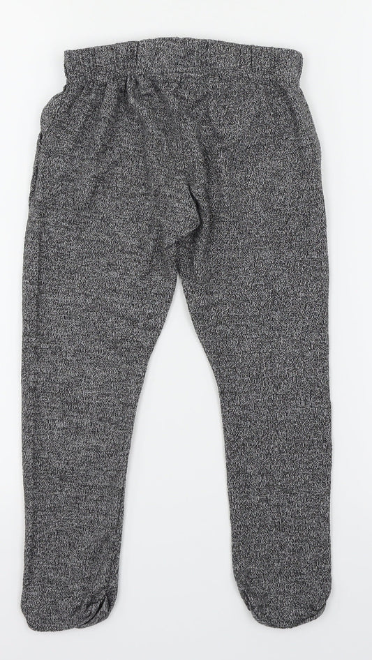 NEXT Girls Grey  Knit Sweatpants Trousers Size 6 Years