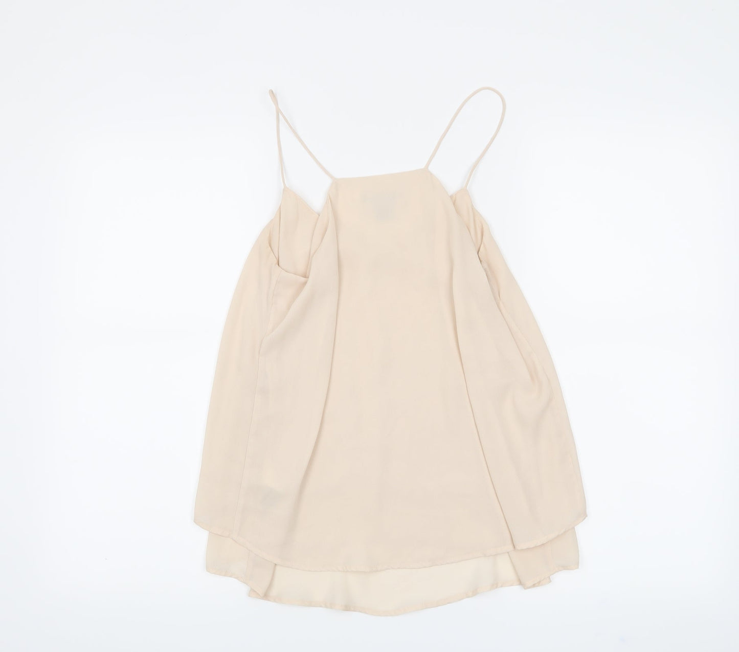 H&M Womens Beige   Camisole Tank Size 6
