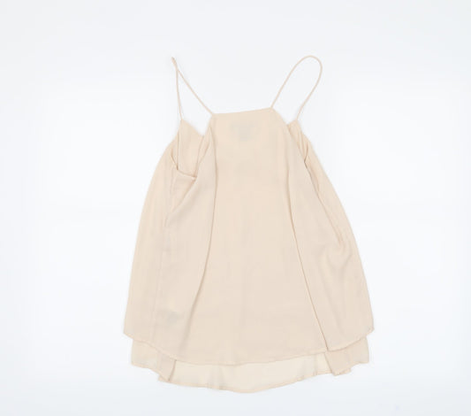 H&M Womens Beige   Camisole Tank Size 6