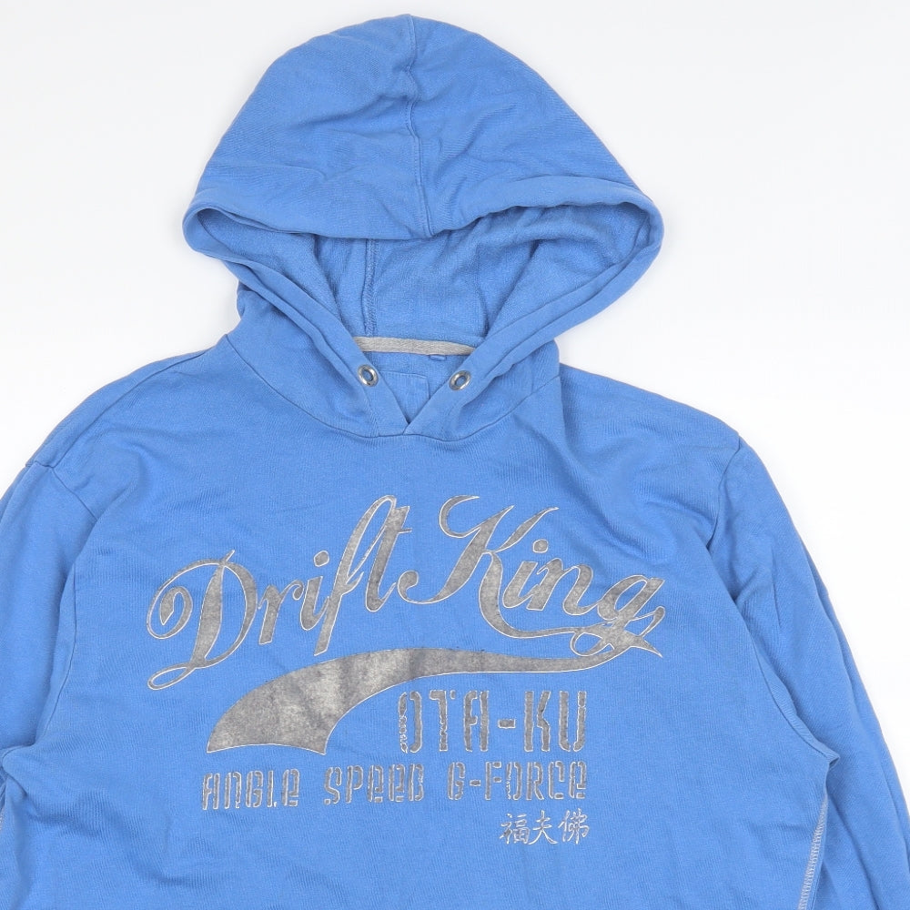Preworn Womens Blue   Pullover Hoodie One Size
