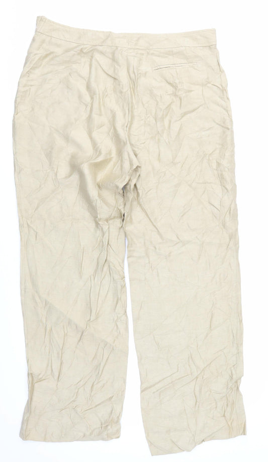 Sixth Sense Womens Gold   Trousers  Size 16 L30 in