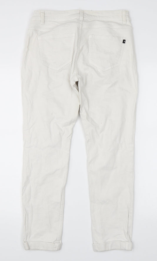 Up Fashion Womens White   Skinny Jeans Size 10 L26 in