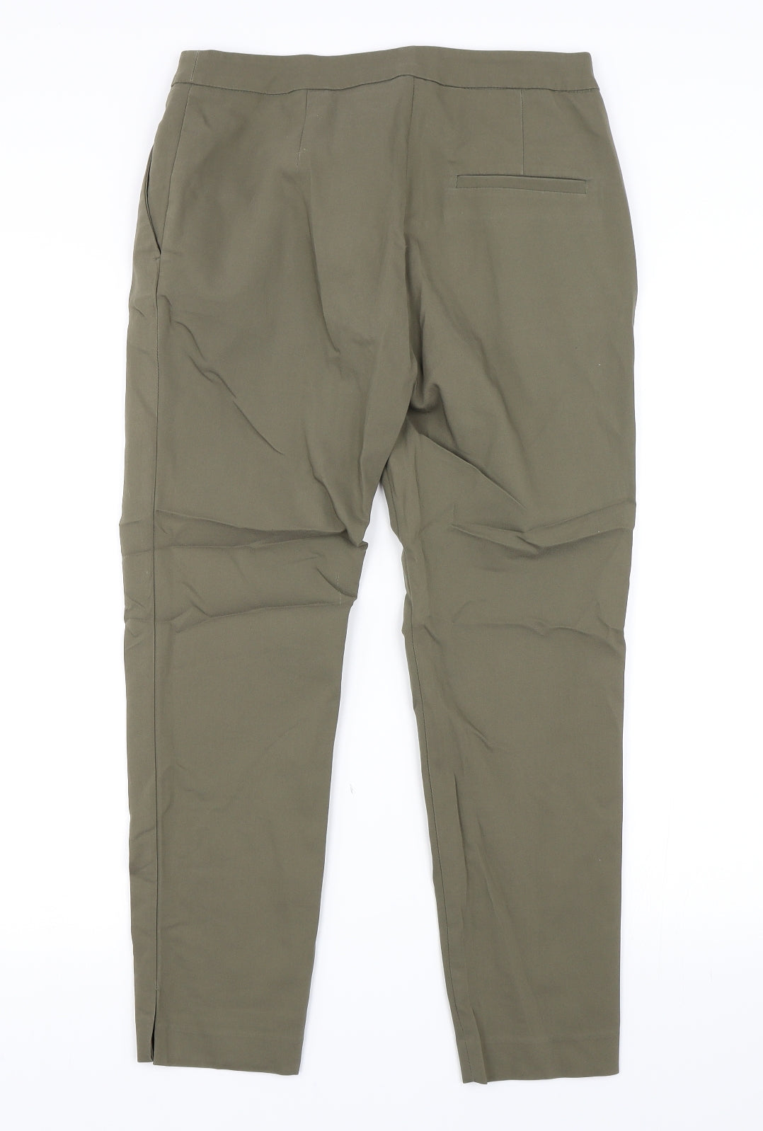 H&M Womens Green   Trousers  Size 10 L25 in