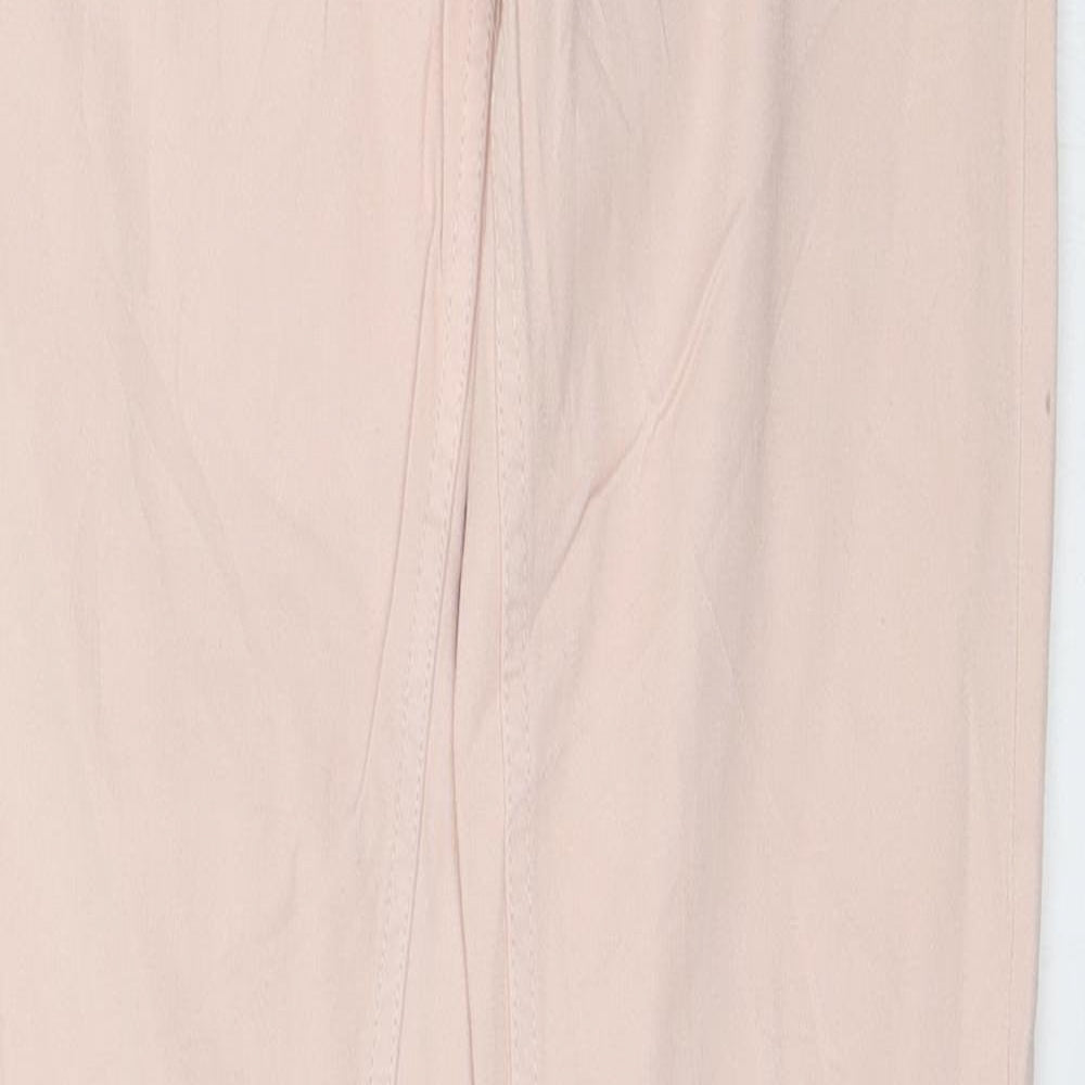 H&M Womens Pink   Skinny Jeans Size 8 L33 in