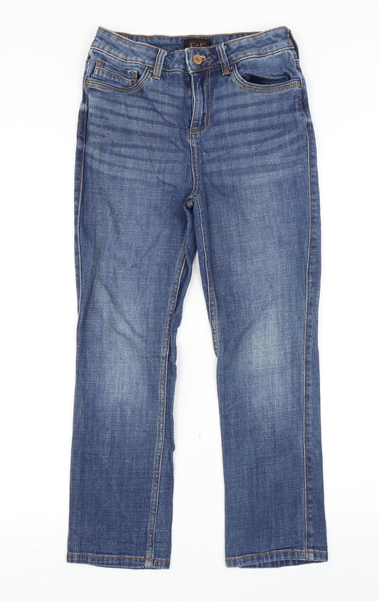 F&F Womens Blue   Straight Jeans Size 8 L24 in