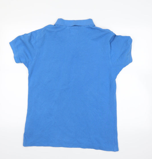 FCU Mens Blue    Polo Size M