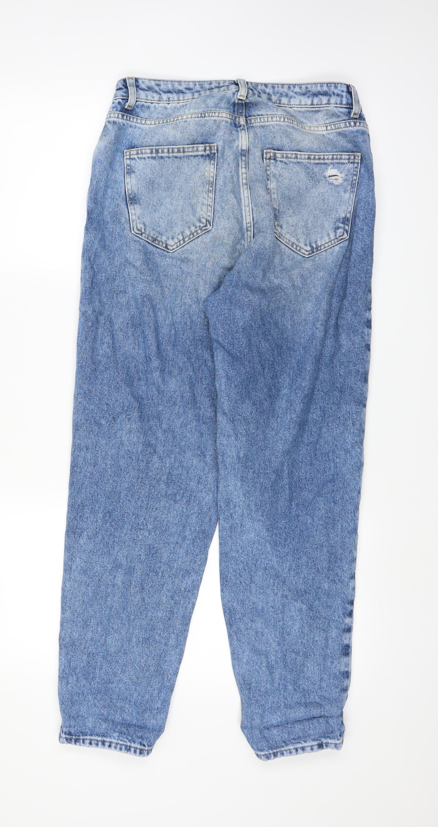 DENIMCO Womens Blue   Straight Jeans Size 10 L30 in