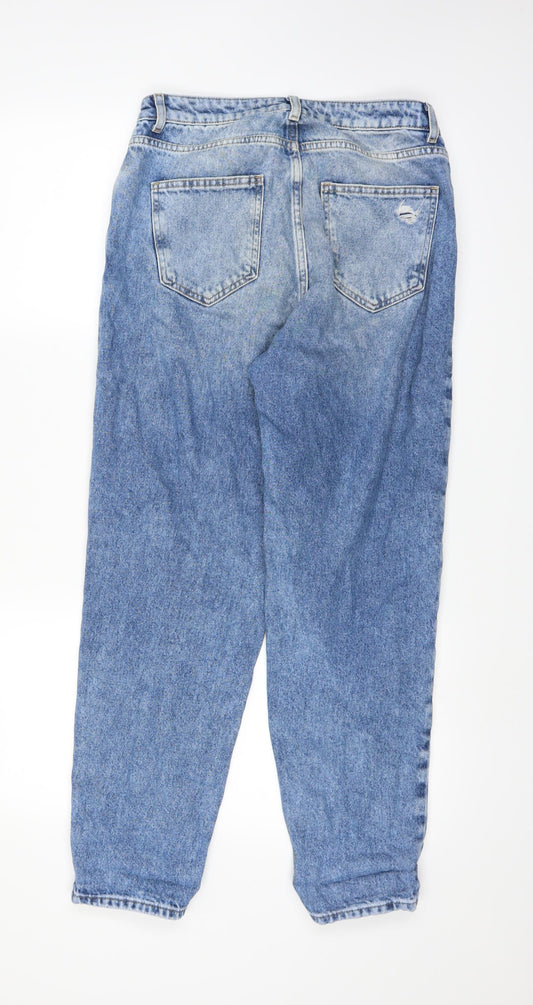 DENIMCO Womens Blue   Straight Jeans Size 10 L30 in