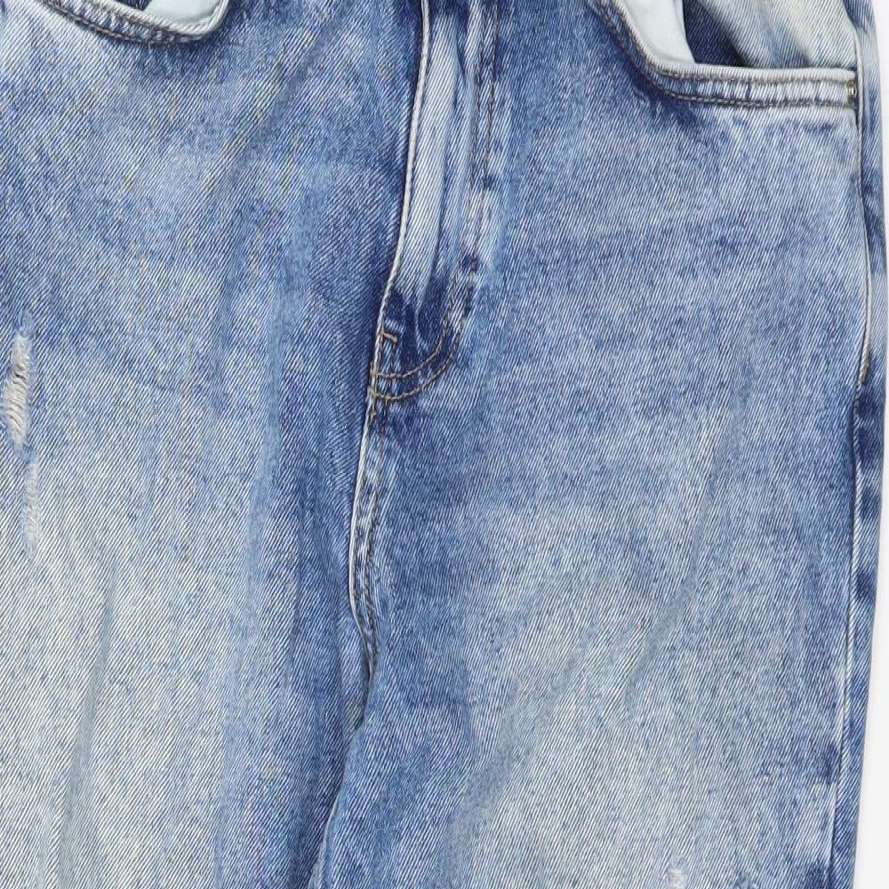 DENIMCO Womens Blue   Straight Jeans Size 10 L30 in
