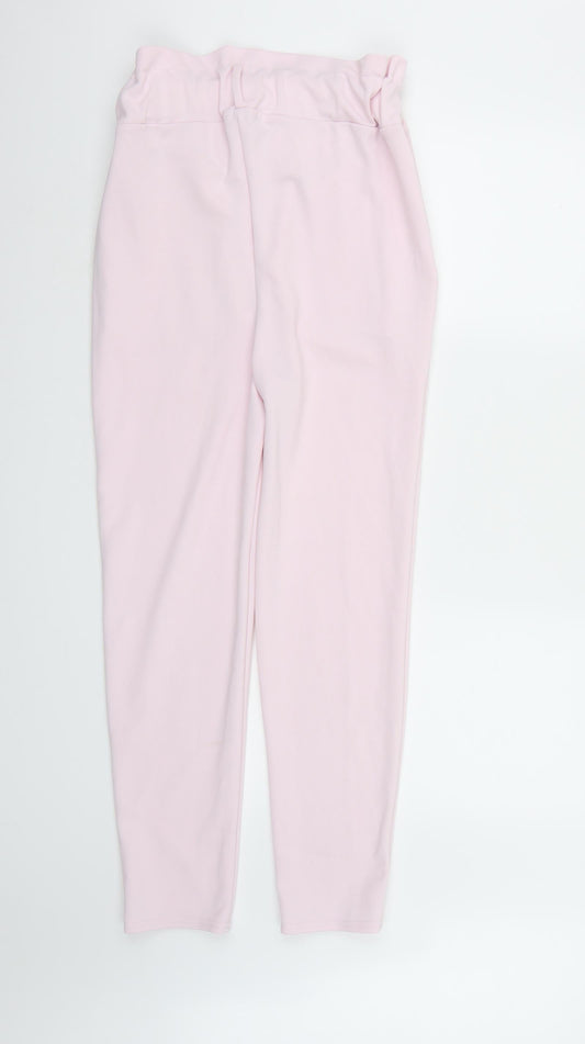 Misspap Womens Pink   Bloomer Trousers Size 10 L26 in