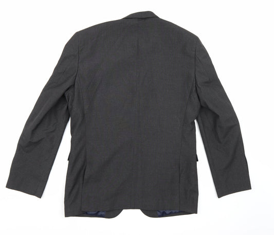 NEXT Mens Grey  Rayon Jacket Suit Jacket Size 42