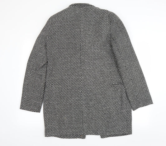 Preworn Womens Black Geometric  Jacket  Size XL