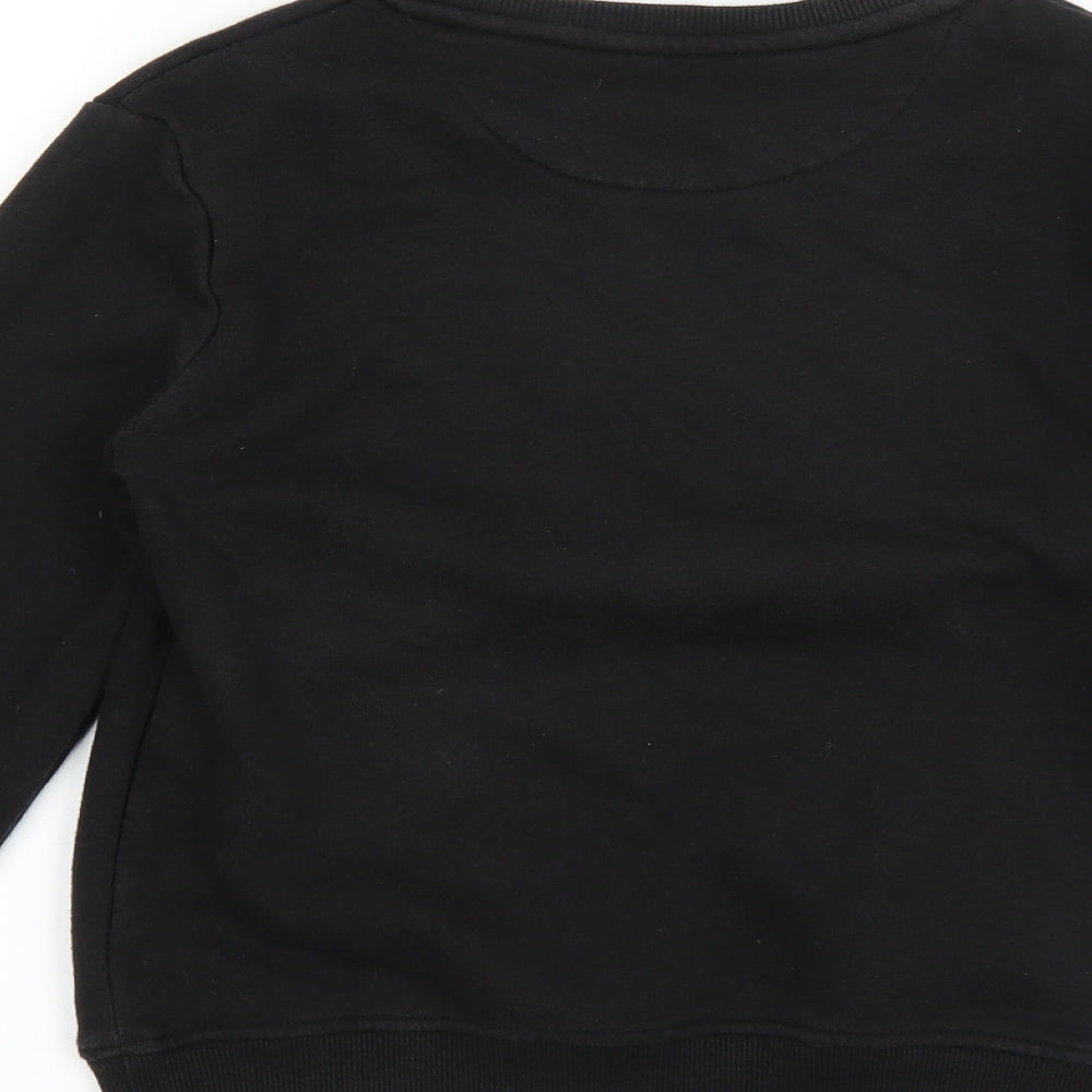 Primark Boys Black   Pullover Sweatshirt Size 10-11 Years  - harlem