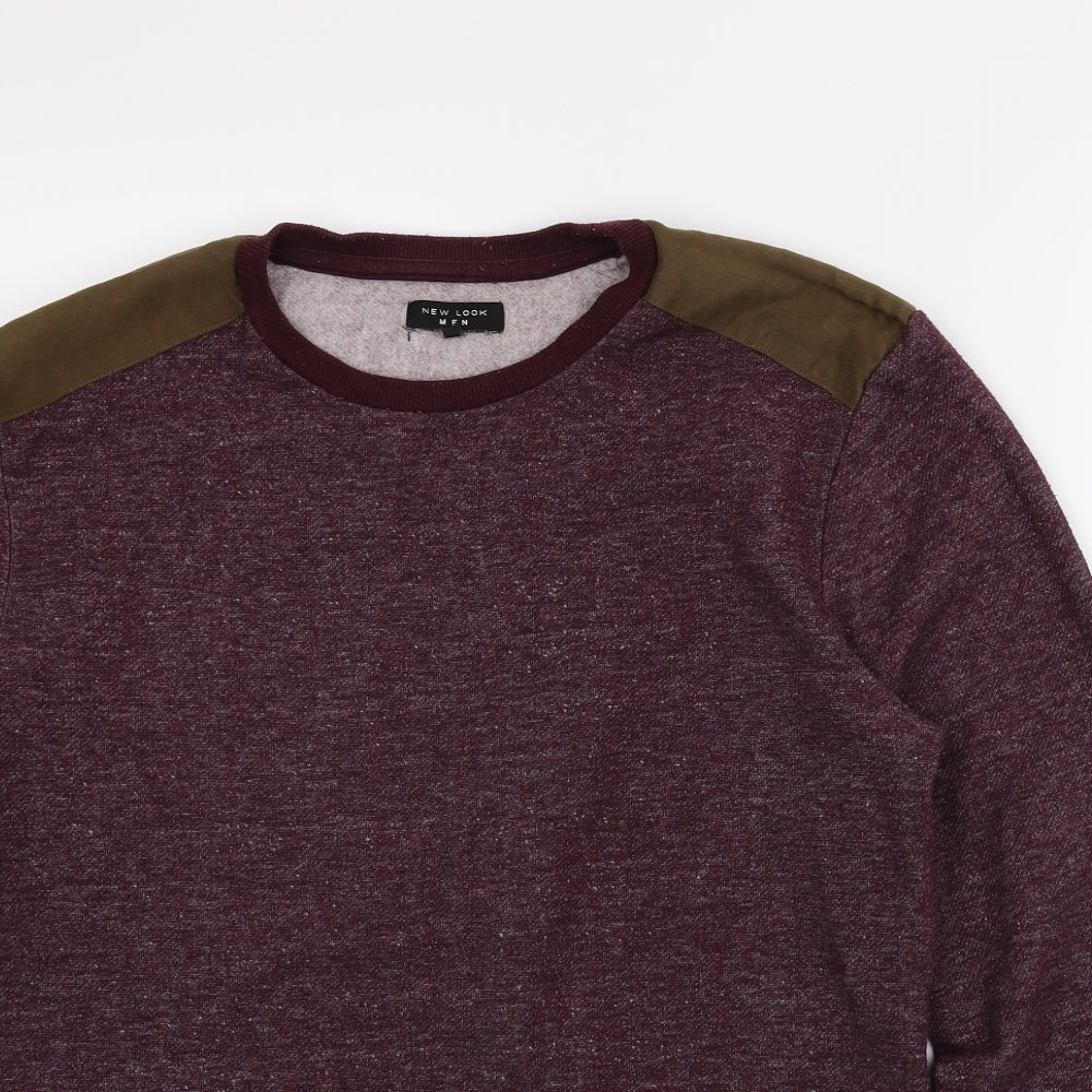 New Look Mens Purple   Pullover Jumper Size M