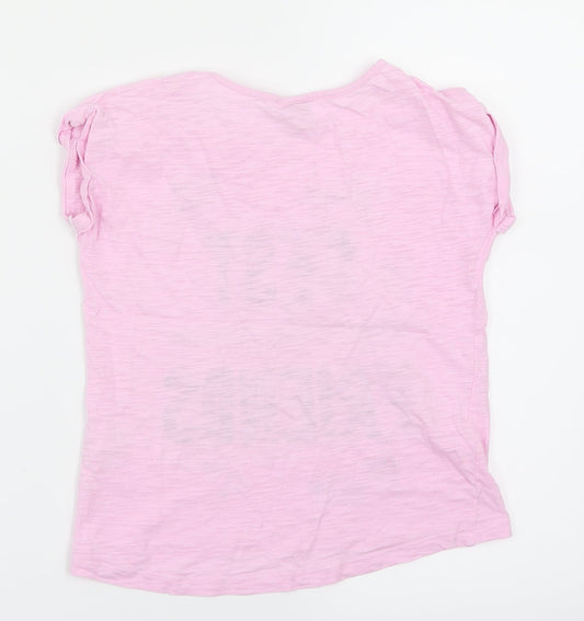 TU Girls Pink   Basic T-Shirt Size 7 Years