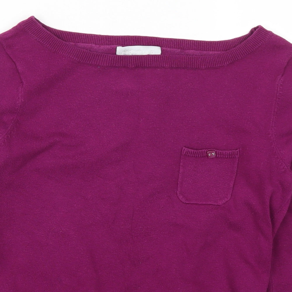 Red Herring Womens Pink   Pullover Jumper Size 10