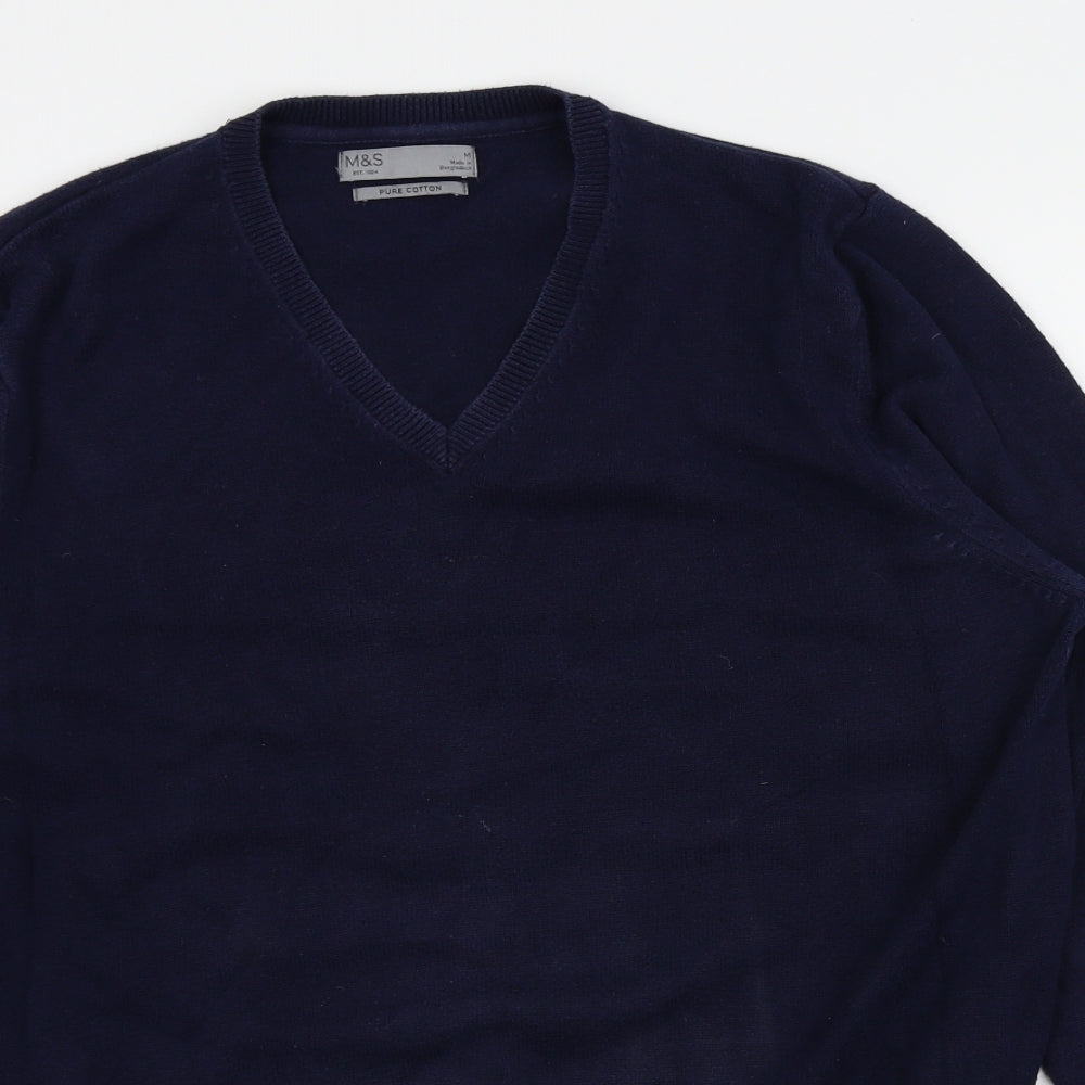 M&S  Mens Blue   Pullover Sweatshirt Size M