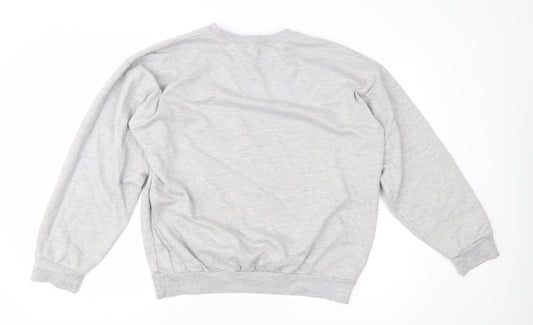 PRETTYLITTLETHING Womens Grey   Pullover Sweatshirt Size M