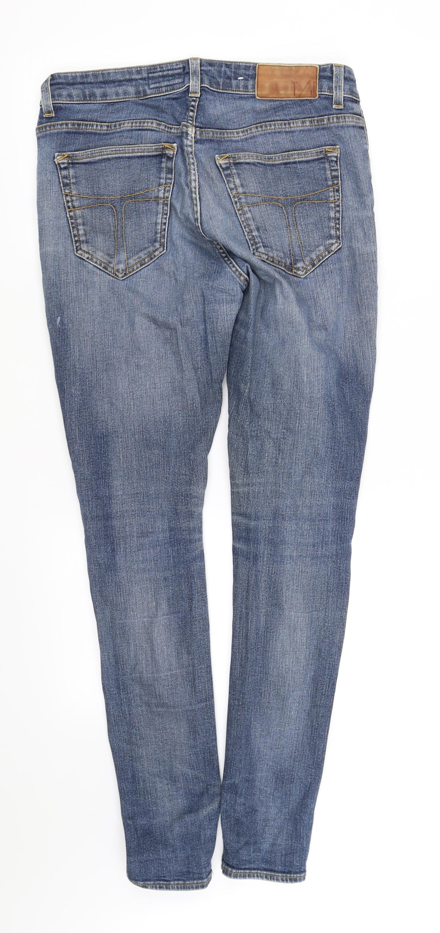 pre worn Womens Blue   Straight Jeans Size M L32 in