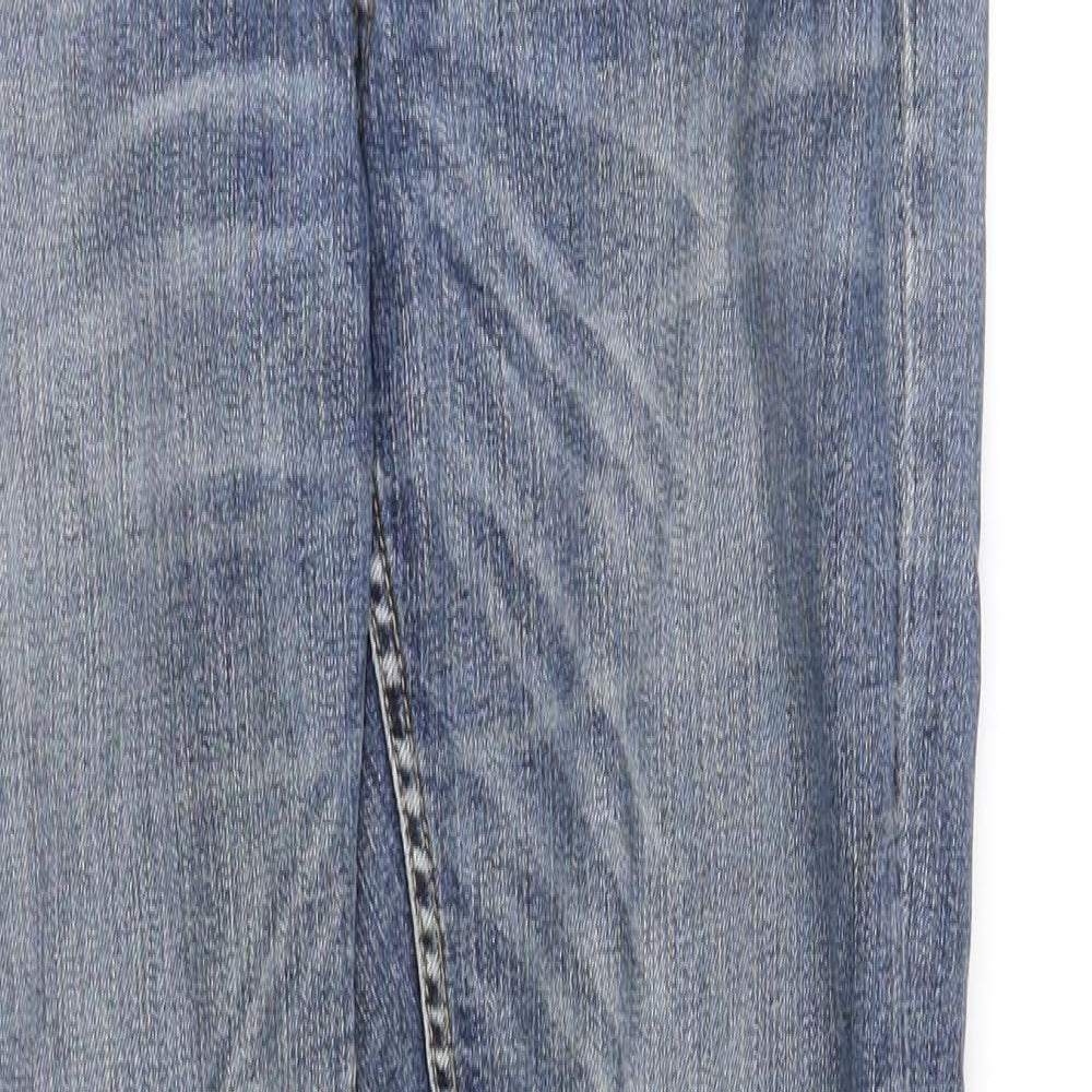 pre worn Womens Blue   Straight Jeans Size M L32 in