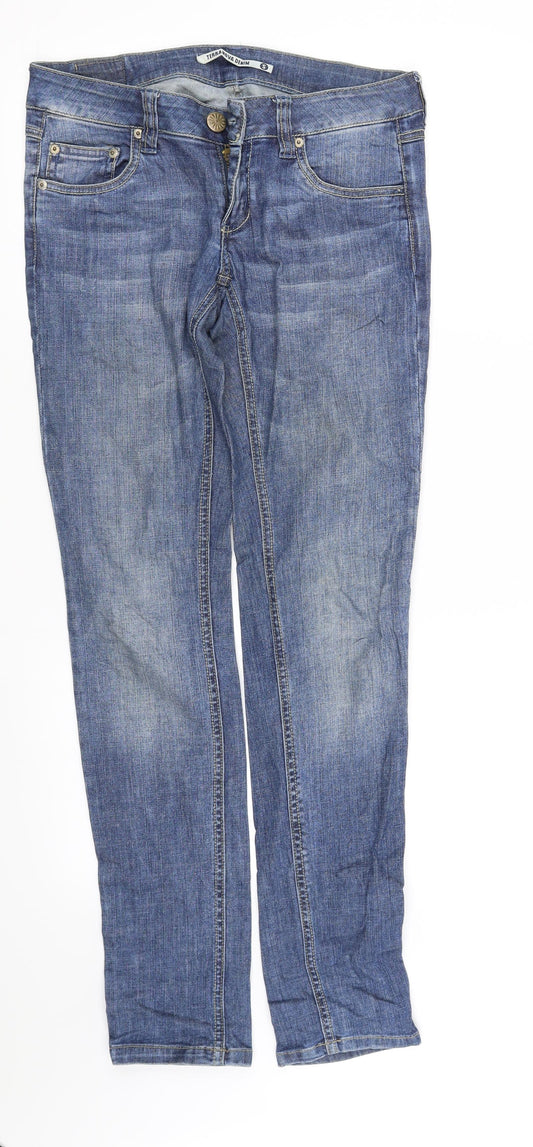 Terranova Womens Blue   Straight Jeans Size S L33 in