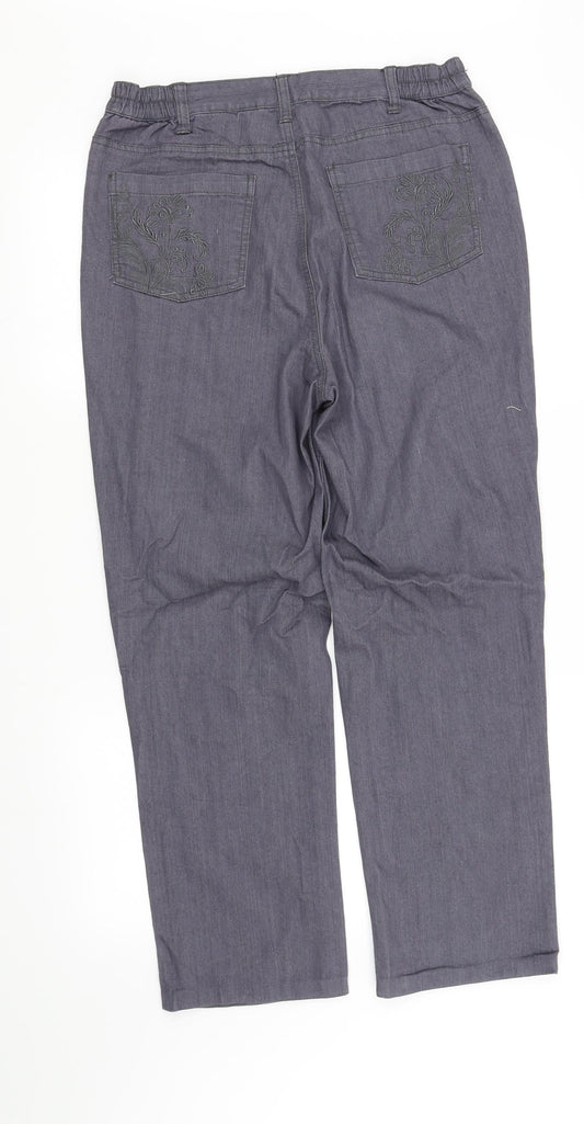 pre worn Womens Blue   Trousers  Size 12 L29.5 in
