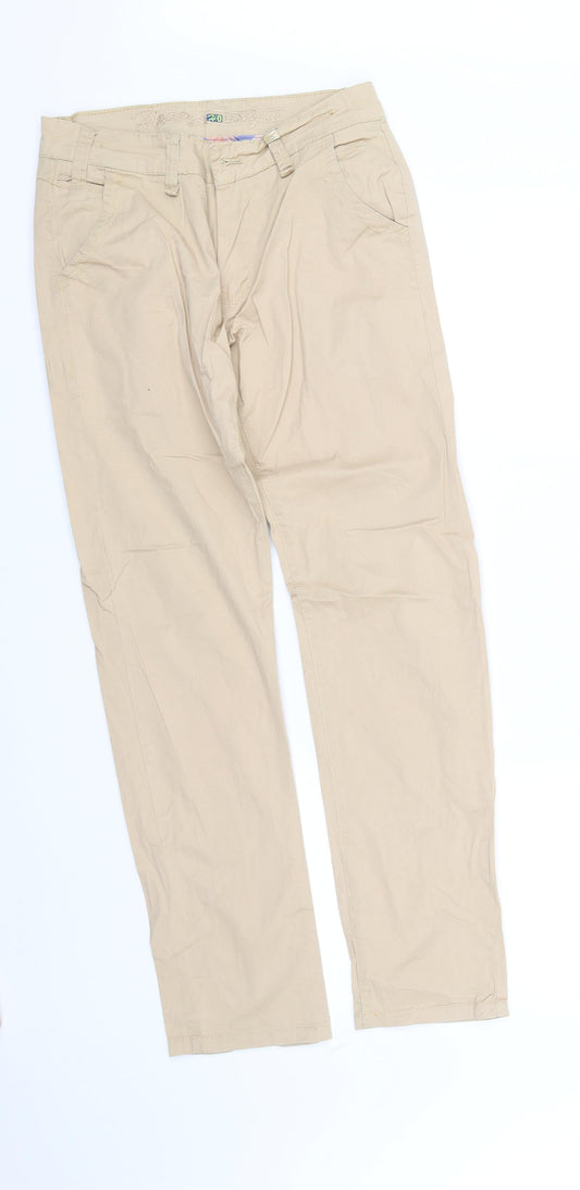 pre worn Womens Beige   Trousers  Size 8 L30 in