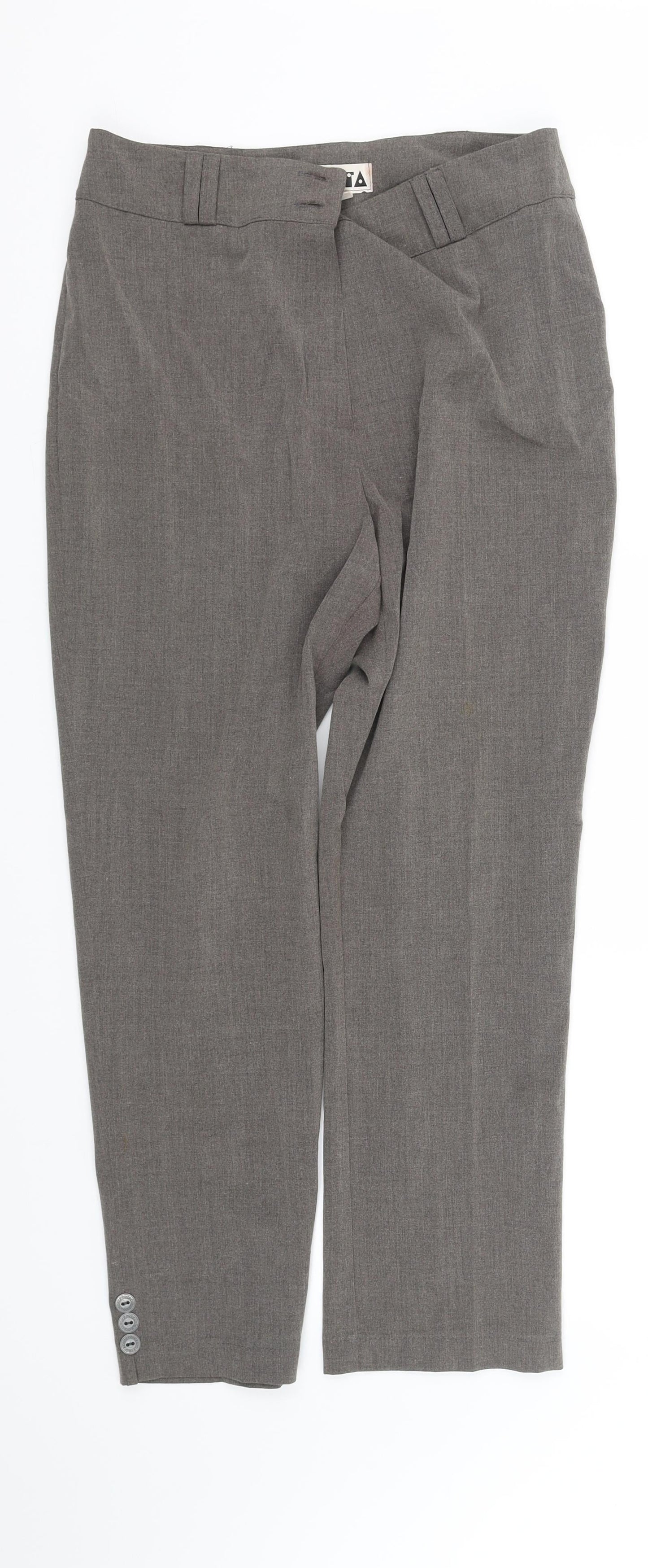 pre worn Womens Grey   Trousers  Size 12 L30 in