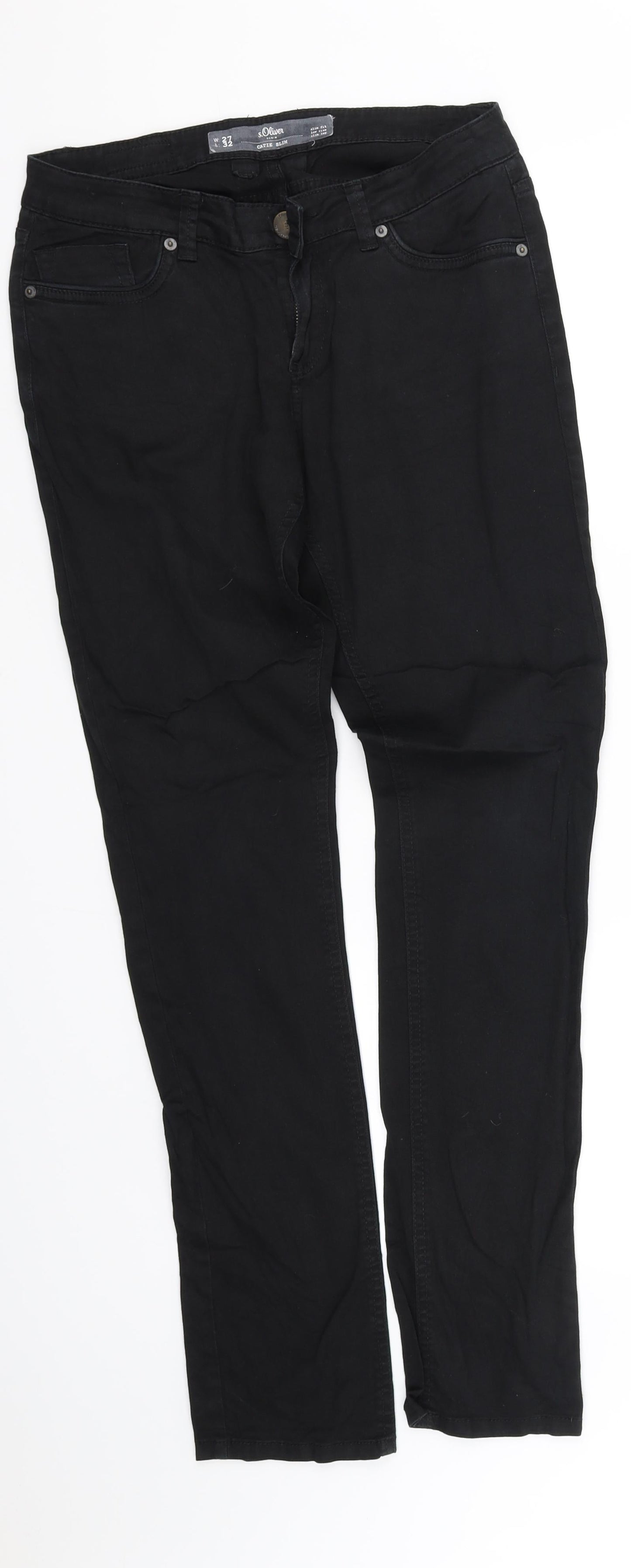 pre worn Womens Black   Trousers  Size S L32 in