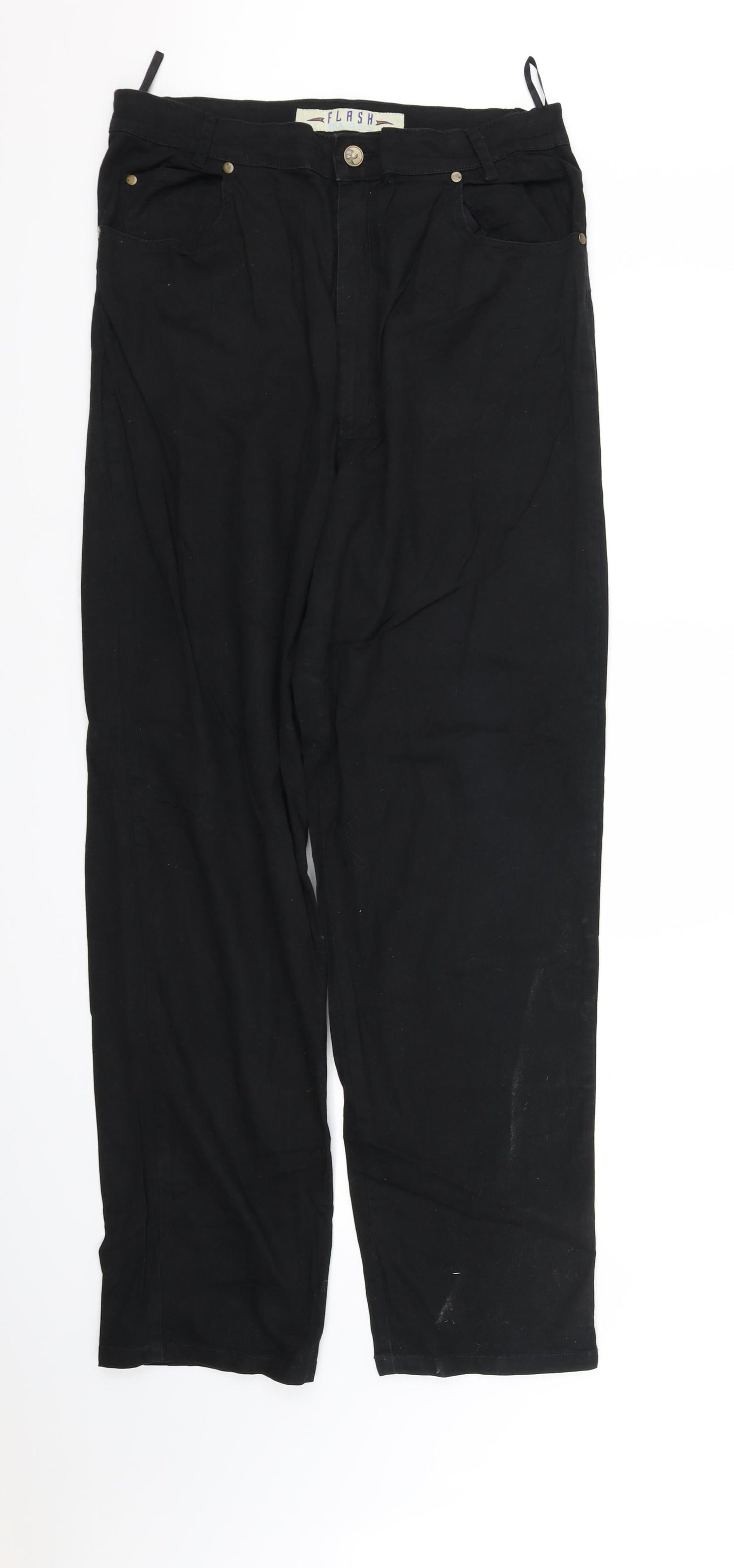 pre worn Womens Black   Trousers  Size L L37 in