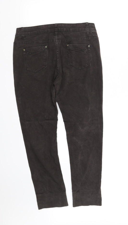 pre worn Womens Black   Trousers  Size 12 L32 in
